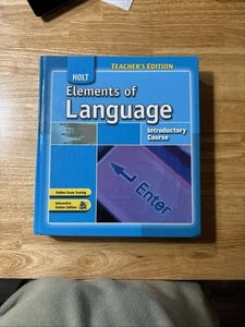 Holt Elements of Language(Teacher's Edition) Introductory Course Hardcover Book - Picture 1 of 8