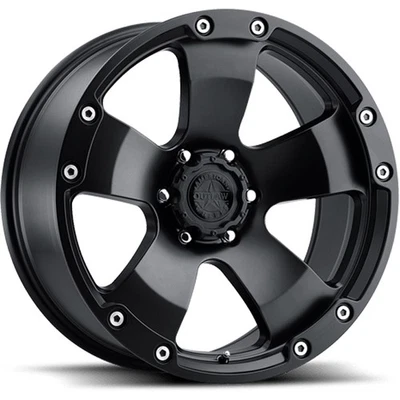 4 Wheels 20" Bootlegger 20x9 6x135 Satin Black -10ET 87.1CB (130-2936B) - Image 1 of 3