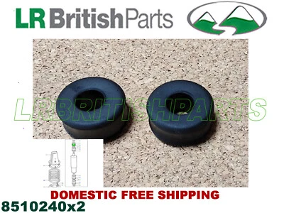 LAND ROVER SHOCK ABSORBER BUSHING SET of 2 DEFENDER DISCOVERY I  8510240 Foto 1 de 4