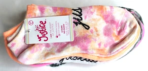 Justice Girls 6 Pairs Moisture Wicking No-Show Socks, Shoe Size 4-10, New - Picture 1 of 5