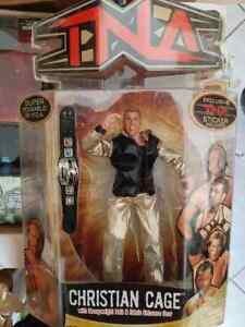 Marvel Toys TNA Christian Cage Figura WWE Raro