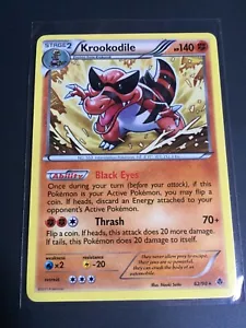 Pokémon TCG Krookodile BW - Emerging Powers 62/98 Exclusive Cracked Ice Holo - Bild 1 von 4