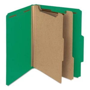 Smead Manufacturing 14063 Pressboard Classification Folder- Green - Picture 1 of 1