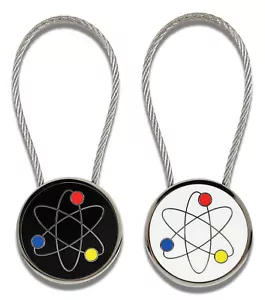 Llavero de esmalte de dos caras ACME Studio ""Atomic"" de ADRIAN OLABUENAGA - NUEVO - Imagen 1 de 2