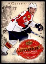 2008-09 UPPER DECK ARTIFACTS MICHAEL FROLIK ROOKIE 813/999 FLORIDA PANTHERS #288