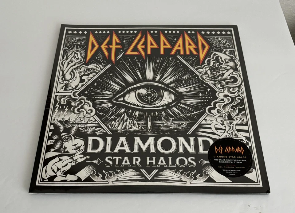 Def Leppard – Diamond Star Halos - 2 x LP Vinyl Records - NEW Sealed - Imagem 1 de 3
