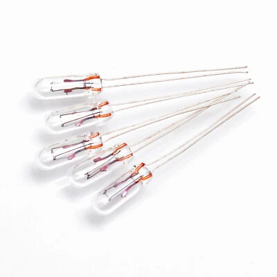 PAP AUDIO PARTS 5 x 12V 40mA 0.48W 0.04A / bulb lamp / miniature lamp bulb T1 1⁄4 1/4 T1.25 4 mm