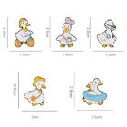 Lovely Animal Enamel Pin Goose Duck Shopping Swim Cycling Brooch Bag Lapel   WY8