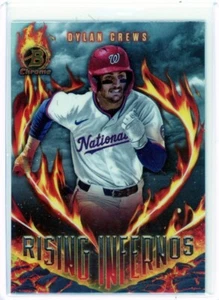 DYLAN CREWS - Nationals - 2024 Bowman Chrome Rising Infernos Refractor #RI-11 - Picture 1 of 2