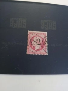 FRANCE #28 CV$30 WITH POSTAL OFFICE CODE SHOWN IN CANCELLATION - Picture 1 of 2