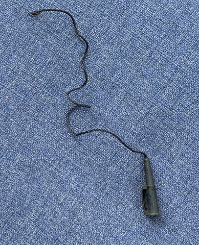 MATTEL  VINTAGE 1970’s BIG JIM WOLF PACK THE WHIP - Black WHIP Accessory Cover