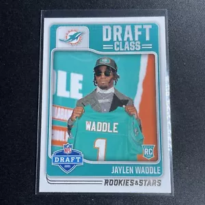 Jaylen Waddle 2021 Rookies & Stars DRAFT CLASS Rookie Insert #DC-6 Dolphins RC - Picture 1 of 2