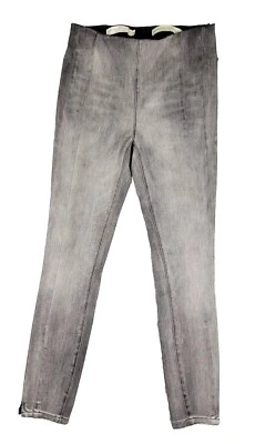 Calça legging jeans cintura alta Pilcro and the Letterpress desbotada preta cinza tamanho 28 - Imagem 1 de 4