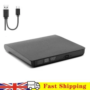 USB3.0 Type-C Optical Drive External Enclosure 9.5mm SATA to USB CD ROM ODD Case - Afbeelding 1 van 12