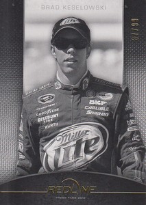 2012 Press Pass Redline Black #21 Brad Keselowski /99 