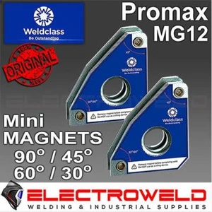 2 x WELDCLASS Promax MG12 Mini Magnet 12kg Welding Magnetic Arrow Small WC-01875 - Picture 1 of 3