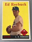 1958 Topps Baseball Card 435 Ed Roebuck
