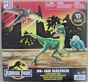 Dr Ian Malcolm Glider Escape Pack Jurassic Park '93 Classic 2022 dinosaurs traps - Picture 1 of 2