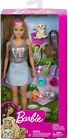 Blond Barbie doll & Puppy, 9 Pets Accessories / Picnic Play set