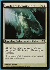 Honden of Cleansing Fire FOIL Champions of Kamigawa NM CARD (196288) ABUGames