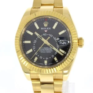 2019 Rolex Sky Dweller Gold Black Dial 326938 xxyy-d - Bild 1 von 11