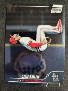 2022 Topps Stadium Club Chrome Ozzie Smith card #76 Cardinals - Picture 1 of 2