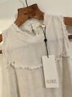 Rowie The Label Byron Bay Dress Bnwt Beige Soft Linen Cotton Lined Sold Out