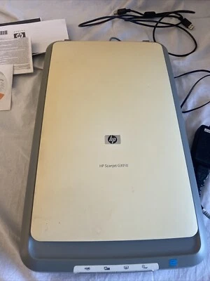 HP Scanjet G3010 Scanner USB Connector Power Cable CD Software - Image 1 of 4
