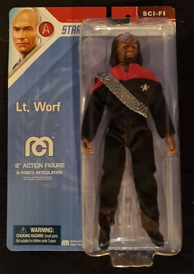 Figura de acción LT. WORF THE KLINGON - 8" MEGO STAR TREK The Next Generation Foto 1 de 3