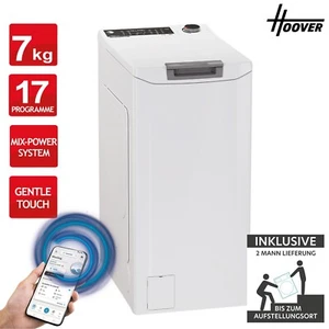 Hoover Waschmaschine Toplader 7kg Gentle Touch hOn-App THOS476TM5-S 2ML - Bild 1 von 10