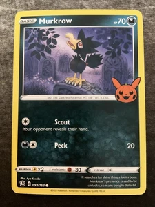 Murkrow 093/163 Trick or Trade Regular - Picture 1 of 2