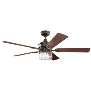 Lyndon Patio 3-Light 60" Outdoor Ceiling Fan in Olde Bronze - Picture 1 of 2