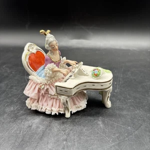 Dersdner Art- Tüll Figur Dresdner Porzellanfigur Sammlerstück Antik -B2.7 - Bild 1 von 10