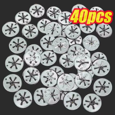 Placa de sujeción redonda de metal para asiento de coche cubierta de arandela clips de montaje protector térmico Insu Foto 1 de 4