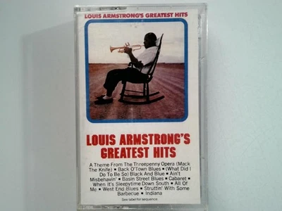 Columbia LOUIS ARMSTRONG'S GREATEST HITS Cassette Tape Stereo Jazz Big Band Foto 1 de 2