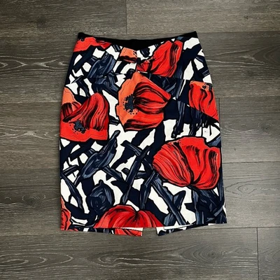 Falda Lápiz Anthropologie Moulinette Soeurs Fantastic Fields Amapola Talla 6 Artes Foto 1 de 4