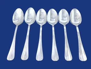 Pfaltzgraff SIMPLICITY Stainless Glossy - Set of 6 Teaspoons 6 1/4" - Picture 1 of 1