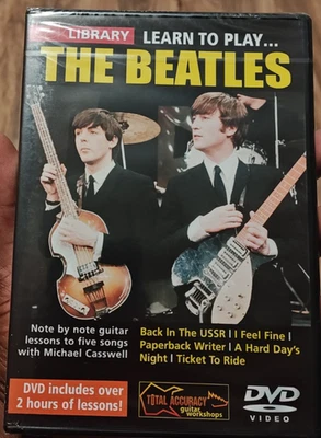 Lick Library LEARN TO PLAY THE BEATLES Guitar Lessons Video DVD Lennon McCartney - Image 1 of 3