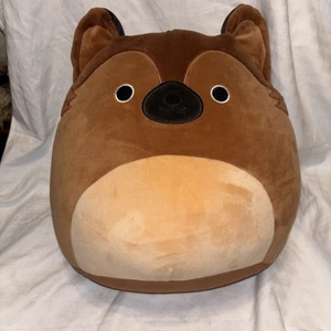Squishmallows - Mario the German Shepherd Brown Dog 14” 2023 - Picture 1 of 6