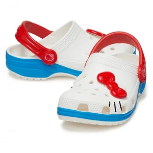 Crocs Hello Kitty IAM Classic 209469-100 Clog Toddler US 5 White Slip On GBO484 - Picture 1 of 10