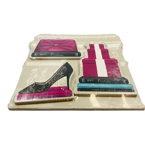 Marco Fabiano Fashion Notepads Set Of 4 Heels Purse Gifts France Trendy Feminine - Picture 1 of 5