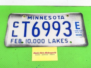 Vintage Minnesota CL License Plate MN Commercial Vehicle ? Lic 10,000 LAKES! - Picture 1 of 3