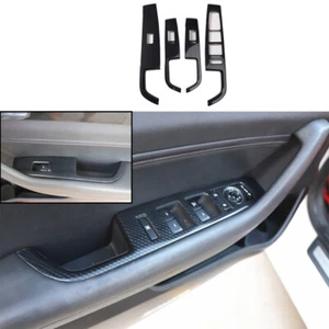 For Hyundai Sonata 2015-2019 Style Carbon Fiber Glass Window Lifting Decoration - Picture 1 of 10