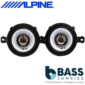 Alpine SXE-0825S Car Stereo 8CM 3.5" Inch 300 Watts 2 Way Door Coaxial Speakers - Picture 1 of 1