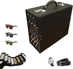 56 Pares Gafas de Sol Bandeja de Exhibición Estuche Maleta Caja de Almacenamiento Soporte - Imagen 1 de 11