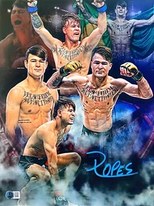 FOTO FIRMADA CON AUTÓGRAFO DE DIEGO LOPES 11X14 BECKET CERTIFICADO DE AUTENTICIDAD UFC MMA - Imagen 1 de 3