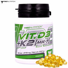 Trec Nutrition VITAMIN D3 + K2 (MK-7) - La salute del sole 2000 UI - olio MCT