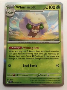 Pokémon TCG Temporal Forces Whimsicott Holofoil 015/162 NM Rare - Picture 1 of 2