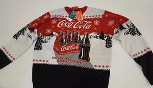 Tu Coca Cola Coke Christmas Jumper Official Licensed Men's XL CHEST 46-48" - Picture 1 of 14
