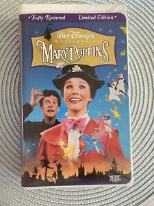 Mary Poppins VHS Walt Disney Masterpiece Collection Limited Edition